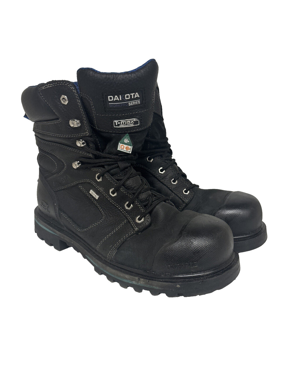 DAKOTA Men's 557 8" STCP HD3 Vibram Work Boots Black Size 13M